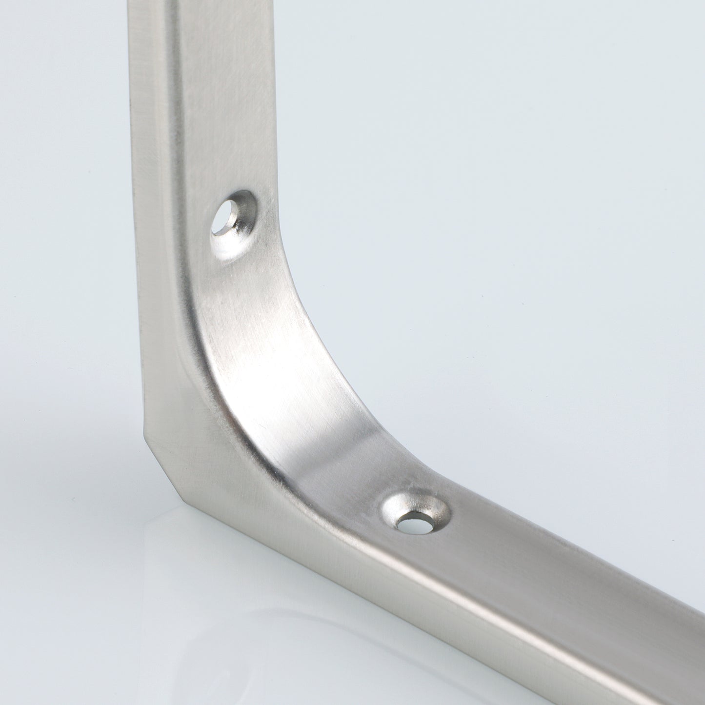 Sayayo L-shape Shelf Bracket Corner Brace Angle Bracket Shelf Support Wall Hanging White/ Brushed/ Black Finished, 100MM-250MM