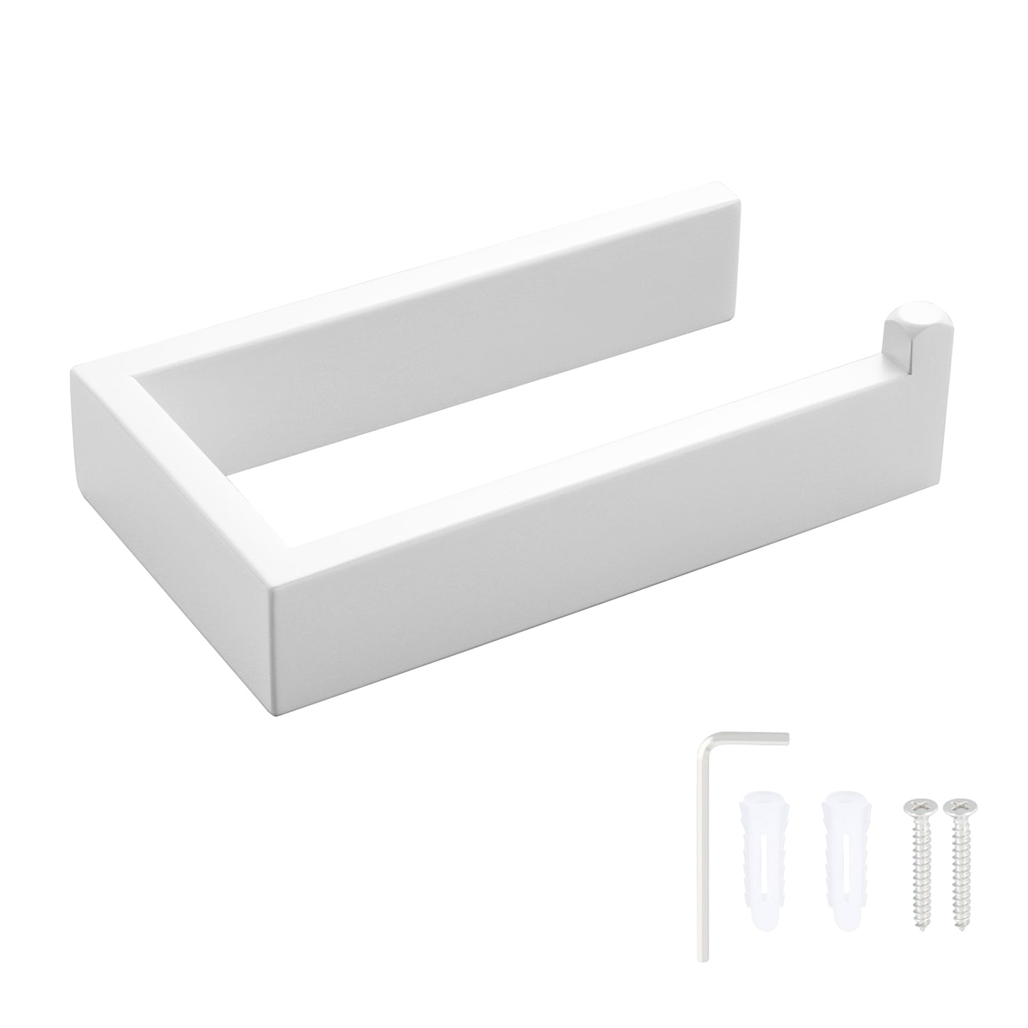 Sayayo Toilet Roll Holder Wall Mounted SUS304 Stainless Steel Toilet Paper Holder for Bathroom Kitchen, (U-shape & Square Body), Screw Installation