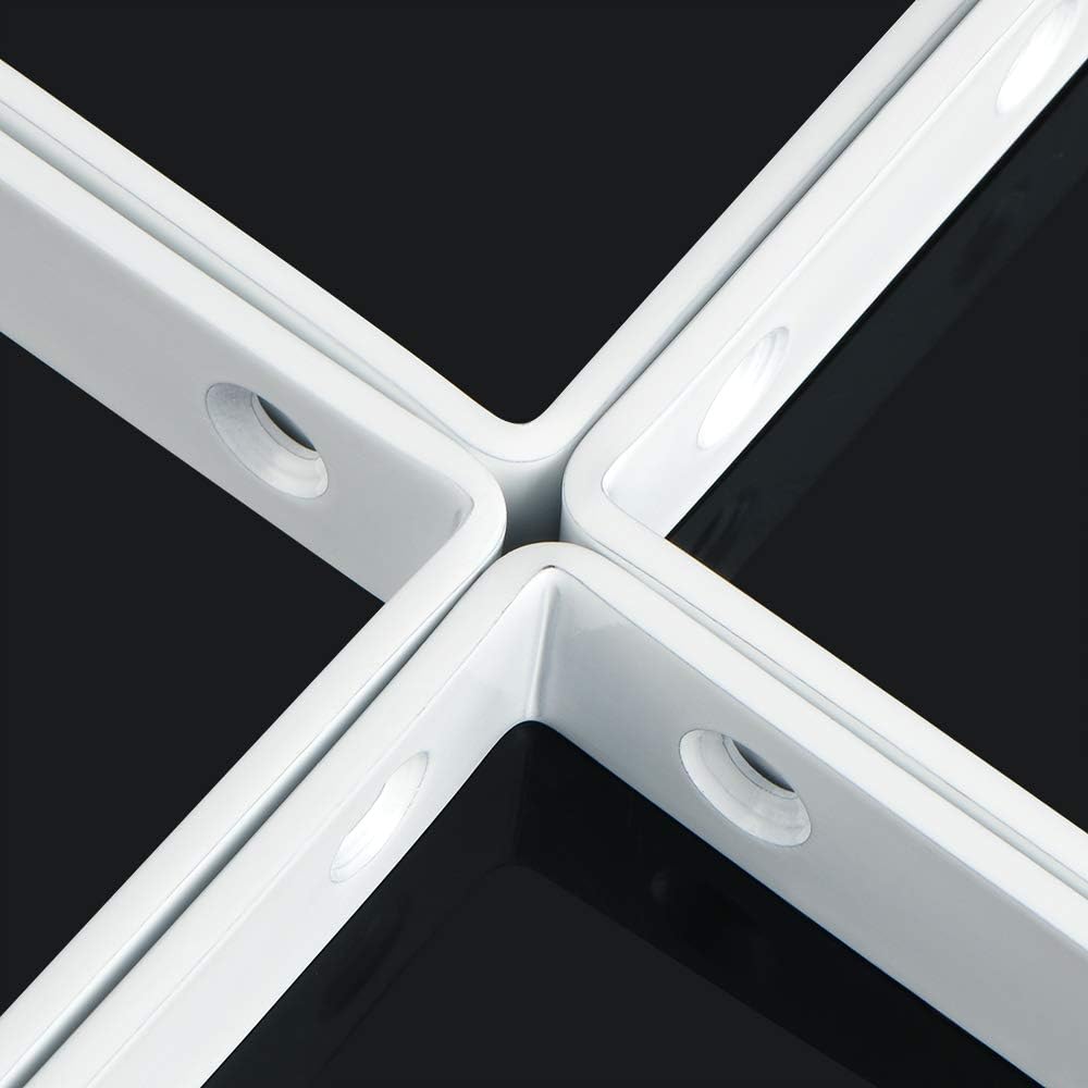 Sayayo L Shelf Bracket Corner Brace Angle Bracket Shelf Support Wall Hanging, Stainless Steel, 150MM-300MM, 2PCS/ 4PCS