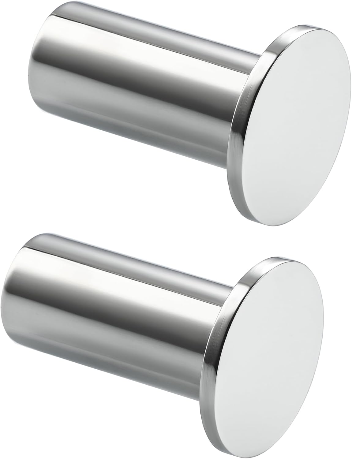 SAYAYO Coat Hooks Wall Mounted 2PCS/ 4PCS Door Hooks for Hanging Towels Wall Hook SUS304 Stainless Steel Heavy Duty for Bathroom Kitchen Home to Hang Clothes, Keys, Hats, Bags