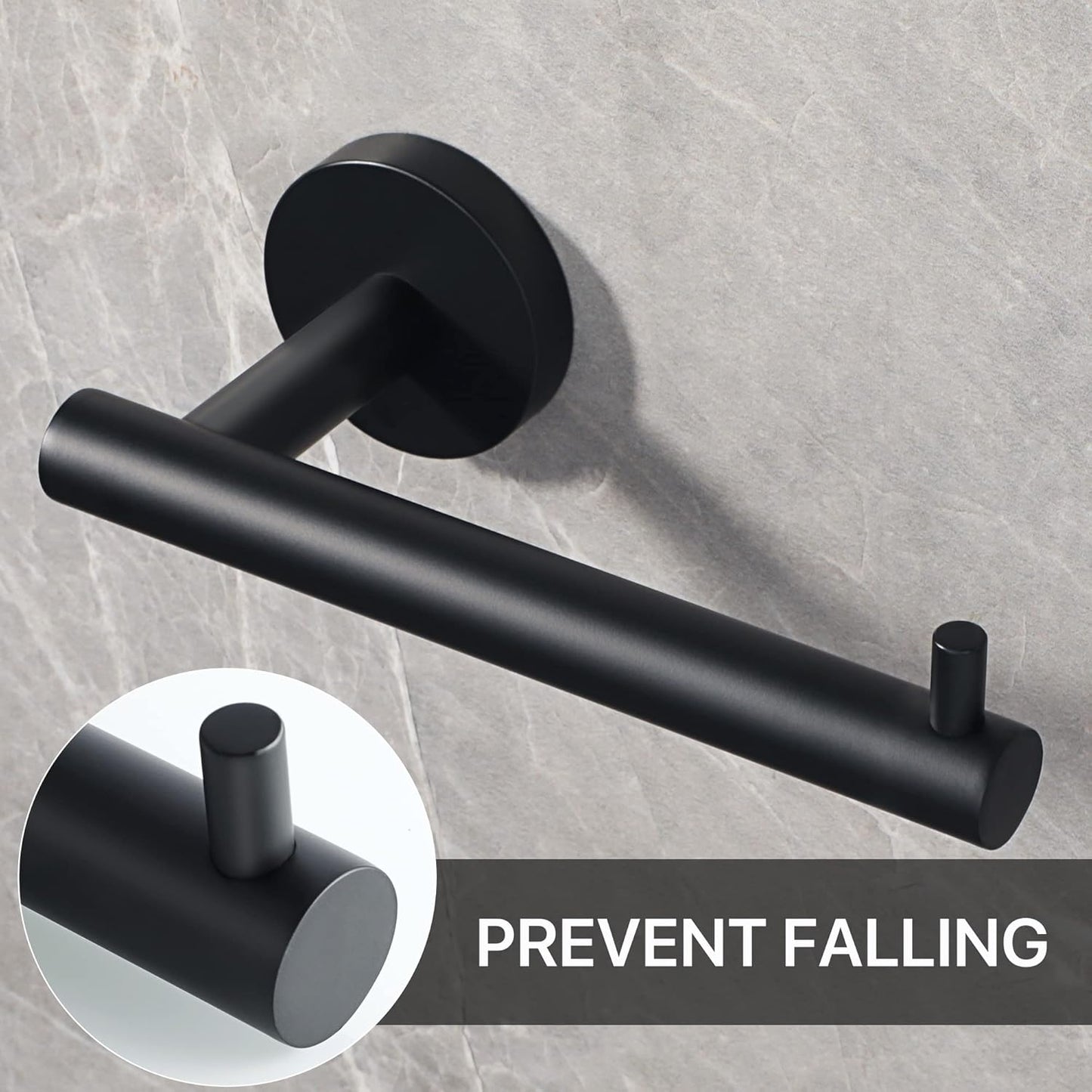 Sayayo Toilet Roll Holder Wall Mounted SUS304 Stainless Steel Toilet Paper Holder for Bathroom Kitchen