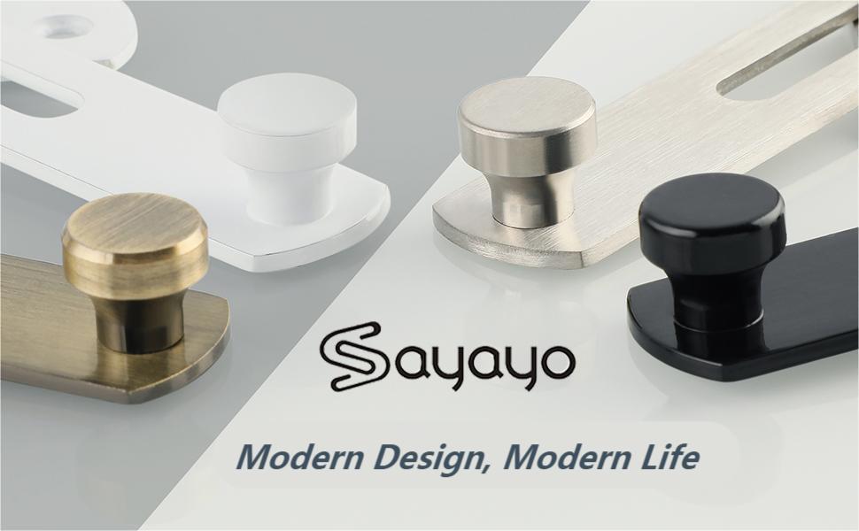 Sayayo Stainless Steel Door Flip/Slide Latch