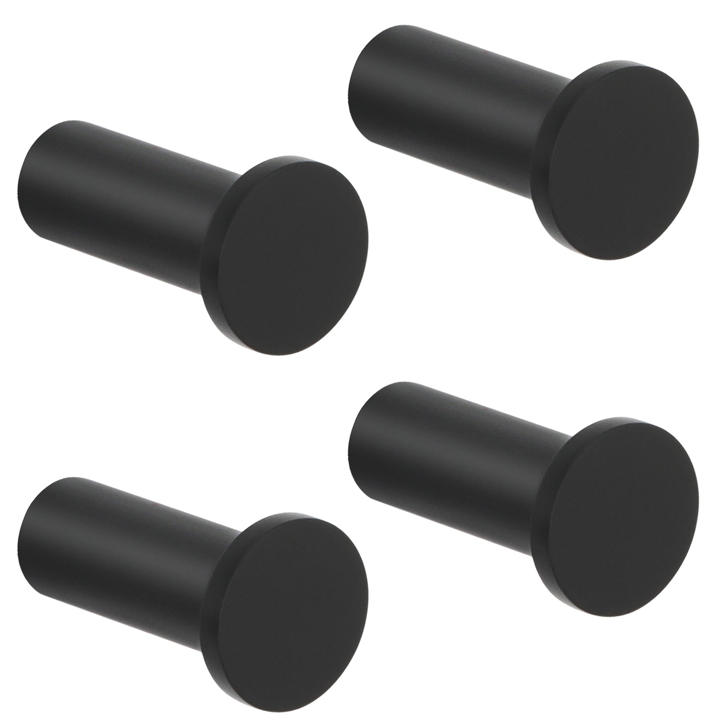 SAYAYO Coat Hooks Wall Mounted SUS304 Stainless Steel Door Hooks for Hanging Towels Wall Hooks for Bathroom Heavy Duty, 2Pcs/4Pcs