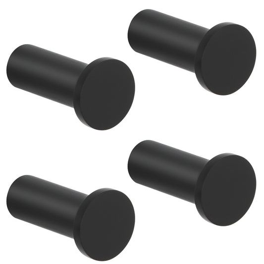 SAYAYO Coat Hooks Wall Mounted SUS304 Stainless Steel Door Hooks for Hanging Towels Wall Hooks for Bathroom Heavy Duty, 2Pcs/4Pcs