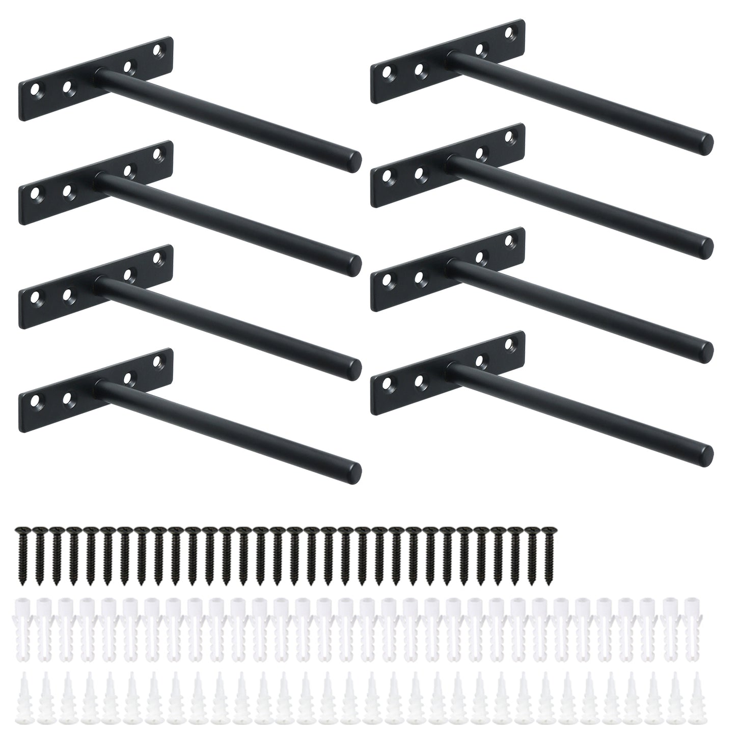 Sayayo Heavy Duty Hidden Shelf Bracket, 125MM-200MM