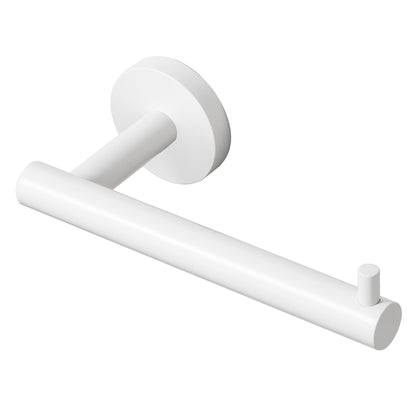 SAYAYO Toilet Roll Holder Wall Mounted Toilet Paper Holder SUS304 Stainless Steel for Bathroom Kitchen, Loo Tissue Roll Holder Round Base Style