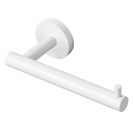 SAYAYO Toilet Roll Holder Wall Mounted Toilet Paper Holder SUS304 Stainless Steel for Bathroom Kitchen, Loo Tissue Roll Holder Round Base Style