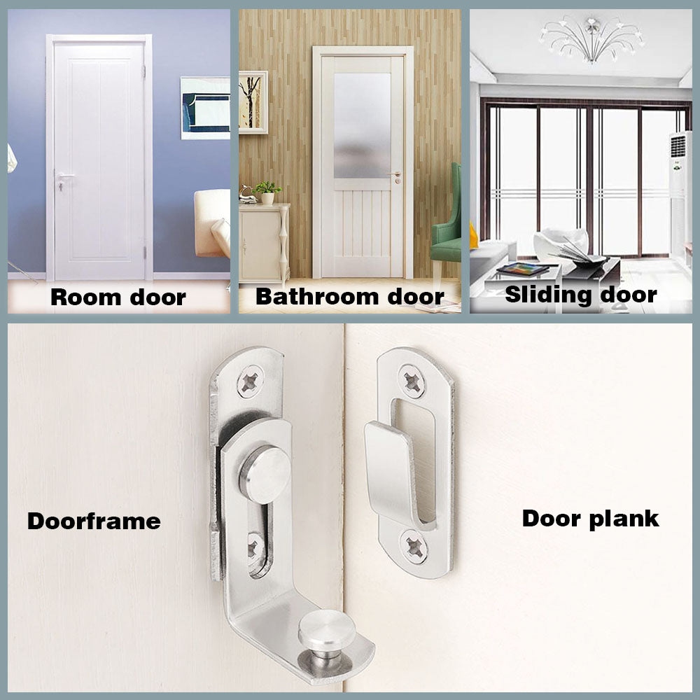 Sayayo Stainless Steel Door Flip/Slide Latch