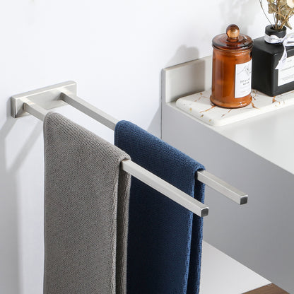 Sayayo Hand Towel Holder Double Towel Bar, Towel Rails SUS304 Stainless Steel Towel Rack 30CM, 40CM