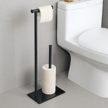 Sayayo Free Standing Toilet Roll Holder with Double Pole (Rectangular Base)