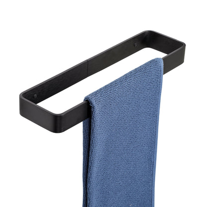 SAYAYO Hand Towel Holder Self Adhesive Towel Rail Towel Rack Wall Mounted Towel Ring No Drilling for Bathroom, 20cm - 70cm, 8 Inch - 28 Inch, Black, Brushed, White, Gold