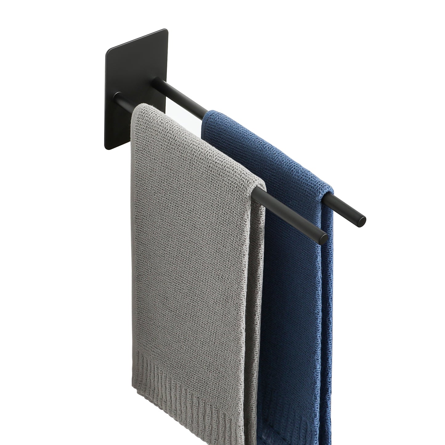 Sayayo Towel Rails Adhesive Bathroom Towel Holder Double Towel Bar Stick on, SUS304 Stainless Steel Towel Rack No Drilling , 30CM, 40CM