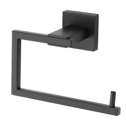 Sayayo Toilet Paper Roll Holder Wall Mounted, Towel Holder Hand Towel Ring, SUS304 Stainless Steel Waterproof & Rustproof, Modern Square Design, Chrome/ Black/ Brushed/ Gold