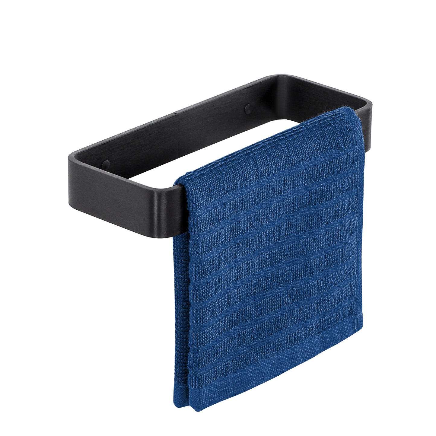 SAYAYO Hand Towel Holder Self Adhesive Towel Rail Towel Rack Wall Mounted Towel Ring No Drilling for Bathroom, 20cm - 70cm, 8 Inch - 28 Inch, Black, Brushed, White, Gold