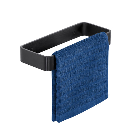 SAYAYO Hand Towel Holder Self Adhesive Towel Rail Towel Rack Wall Mounted Towel Ring No Drilling for Bathroom, 20cm - 70cm, 8 Inch - 28 Inch, Black, Brushed, White, Gold