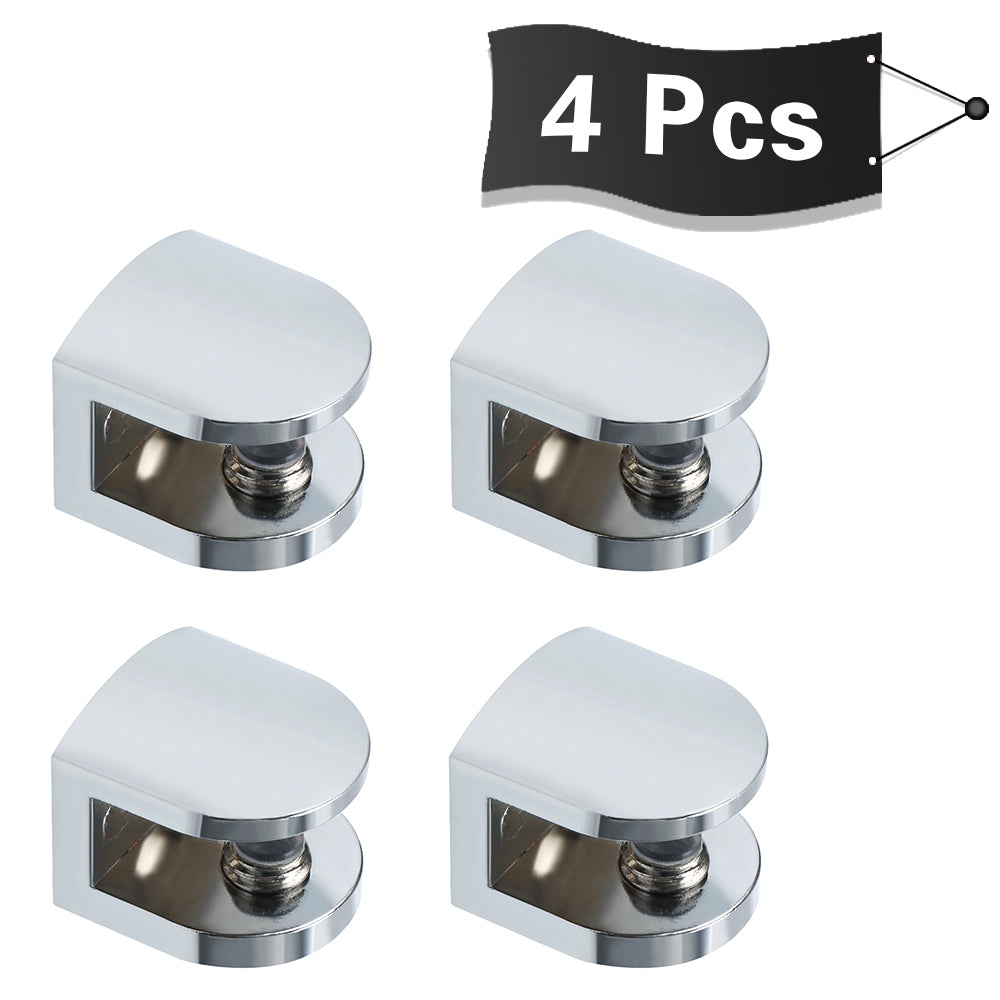 Sayayo Glass Clamp Shelf Bracket, 4Pcs