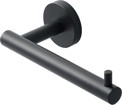 SAYAYO Toilet Roll Holder Wall Mounted Toilet Paper Holder SUS304 Stainless Steel for Bathroom Kitchen, Loo Tissue Roll Holder Round Base Style