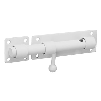 Sayayo Slide Gate Latch Bolt Safety Door Lock with Padlock Hole 150MM Length, 16MM Dia Bar, Heavy Duty Solid SUS304 Stainless Steel Matte Black(Not Include Padlock), 150MM, 180MM, 230MM