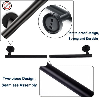 SAYAYO Towel Racks for Bathroom, Towel Bar Towel Rod Wall Mount, SUS304 Stainless Steel Towel Holder