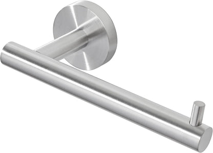 SAYAYO Toilet Roll Holder Wall Mounted Toilet Paper Holder SUS304 Stainless Steel for Bathroom Kitchen, Loo Tissue Roll Holder Round Base Style