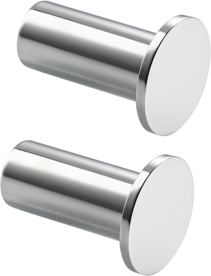 SAYAYO Coat Hooks Wall Mounted 2PCS/ 4PCS Door Hooks for Hanging Towels Wall Hook SUS304 Stainless Steel Heavy Duty for Bathroom Kitchen Home to Hang Clothes, Keys, Hats, Bags