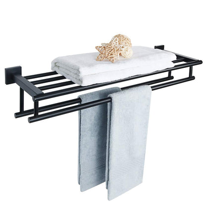 Sayayo Towel Rail Wall Mounted Bathroom Towel Shelf Towel Holder, SUS304 Stainless Steel Towel Rack 16 Inch 20 Inch 24 Inch 28 Inch
