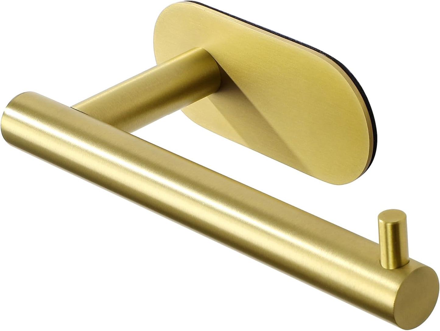 SAYAYO Toilet Roll Holder Self Adhesive, Stick on Toilet Paper Holder for Bathroom Kitchen, SUS304 Stainless Steel Waterproof, No Drilling