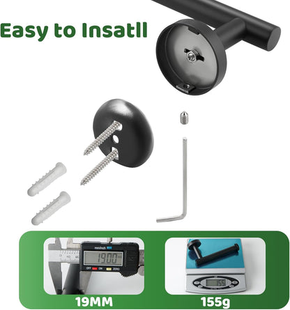 Sayayo Toilet Roll Holder Wall Mounted SUS304 Stainless Steel Toilet Paper Holder for Bathroom Kitchen