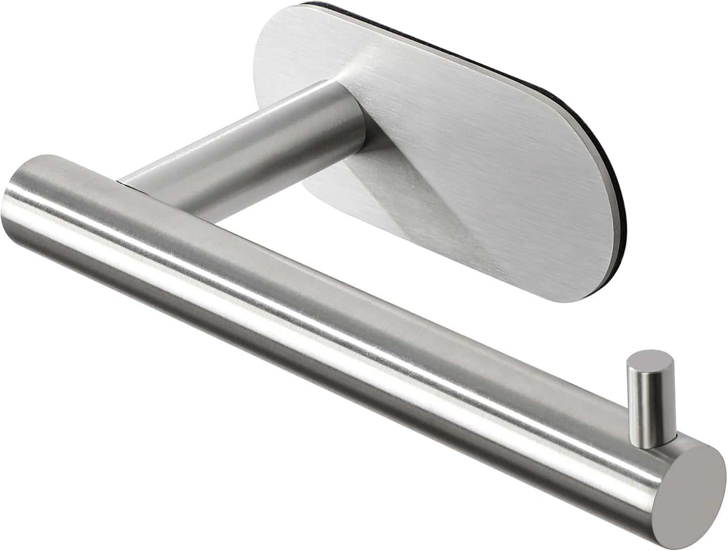 SAYAYO Toilet Roll Holder Self Adhesive, Stick on Toilet Paper Holder for Bathroom Kitchen, SUS304 Stainless Steel Waterproof, No Drilling