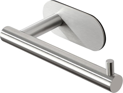 SAYAYO 304 Stainless Steel Toilet Roll Holder for Bathroom Kitchen No Drill Self-Adhesive Toilet Paper Holder