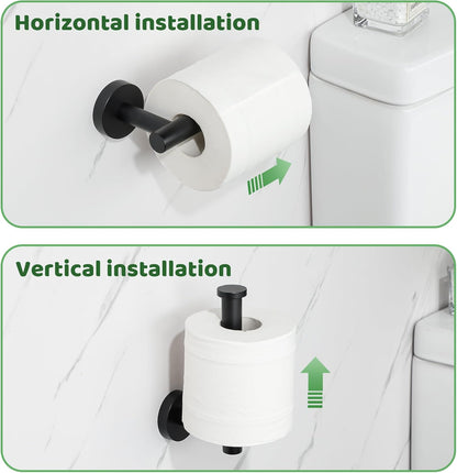Sayayo Toilet Roll Holder Wall Mounted SUS304 Stainless Steel Toilet Paper Holder for Bathroom Kitchen