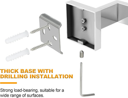Sayayo Towel Rails Wall Mounted Bathroom Towel Holder Towel Bar, SUS304 Stainless Steel Towel Back, 30 - 80 CM
