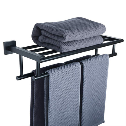 Sayayo Towel Rail Wall Mounted Bathroom Towel Shelf Towel Holder, SUS304 Stainless Steel Towel Rack 16 Inch 20 Inch 24 Inch 28 Inch