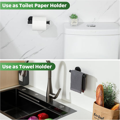 Sayayo Toilet Roll Holder Wall Mounted SUS304 Stainless Steel Toilet Paper Holder for Bathroom Kitchen