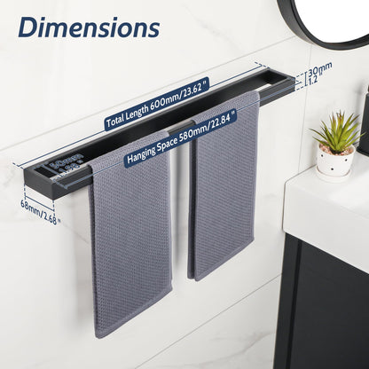 SAYAYO Towel Rail Wall Mounted Bathroom Hand Towel Holder Screw Fixing Towel Ring SUS304 Stainless Steel