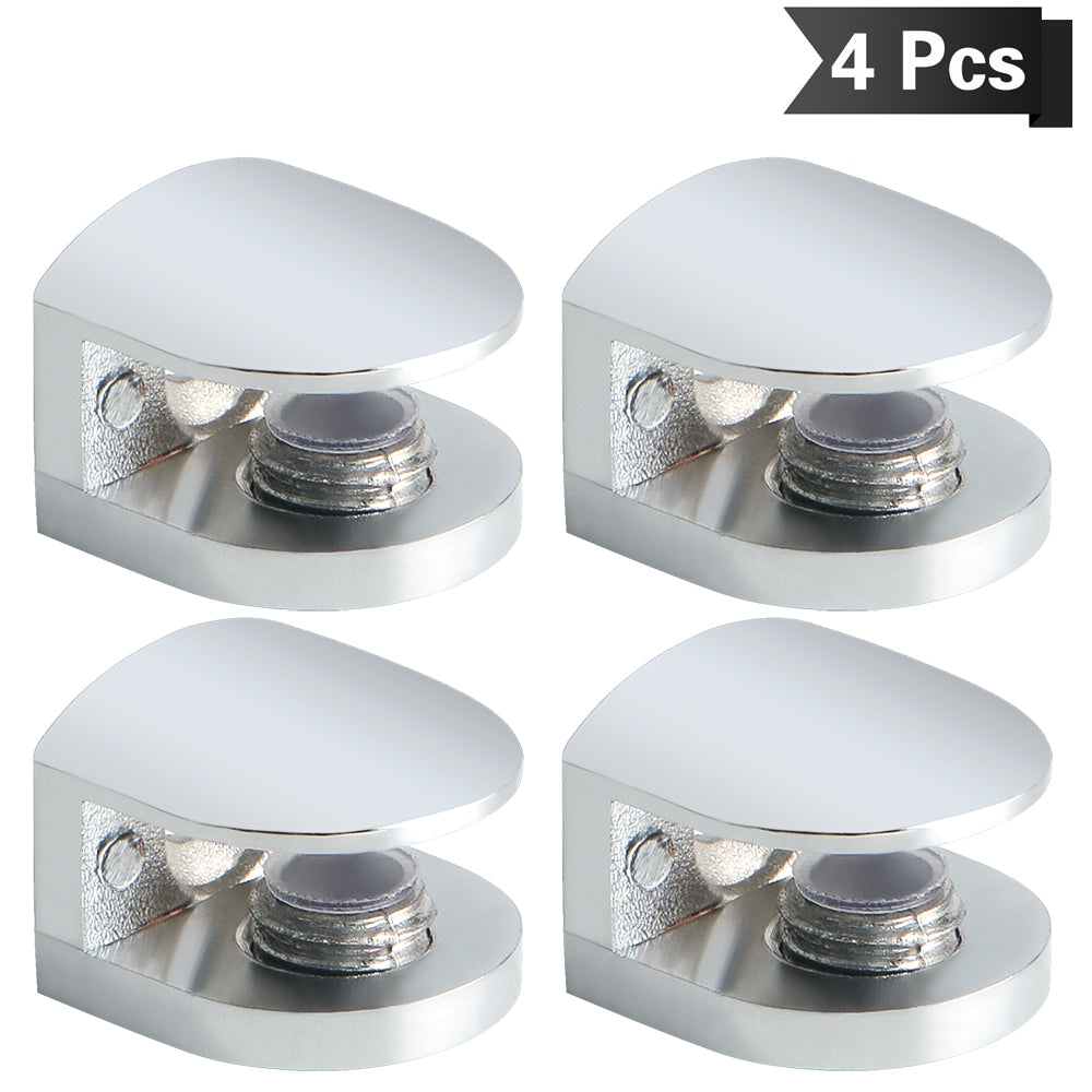 Sayayo Glass Clamp Shelf Bracket, 4Pcs