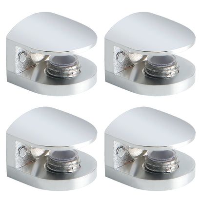 Sayayo Glass Clamp Shelf Bracket, 4Pcs