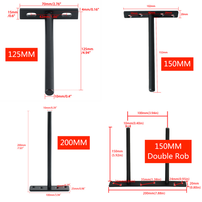 Sayayo Heavy Duty Hidden Shelf Bracket, 125MM-200MM