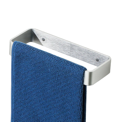 SAYAYO Hand Towel Holder Self Adhesive Towel Rail Towel Rack Wall Mounted Towel Ring No Drilling for Bathroom, 20cm - 70cm, 8 Inch - 28 Inch, Black, Brushed, White, Gold