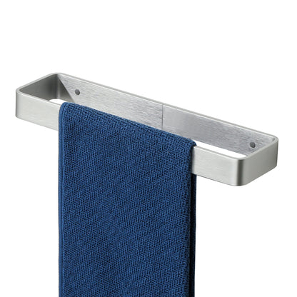 SAYAYO Hand Towel Holder Self Adhesive Towel Rail Towel Rack Wall Mounted Towel Ring No Drilling for Bathroom, 20cm - 70cm, 8 Inch - 28 Inch, Black, Brushed, White, Gold