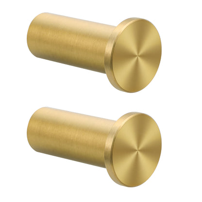 SAYAYO Coat Hooks Wall Mounted SUS304 Stainless Steel Door Hooks for Hanging Towels Wall Hooks for Bathroom Heavy Duty, 2Pcs/4Pcs