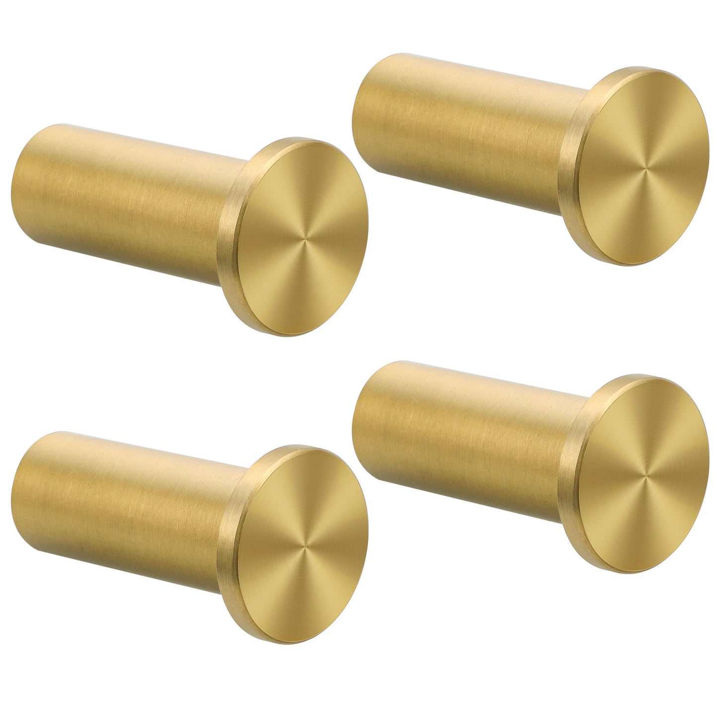 SAYAYO Coat Hooks Wall Mounted SUS304 Stainless Steel Door Hooks for Hanging Towels Wall Hooks for Bathroom Heavy Duty, 2Pcs/4Pcs