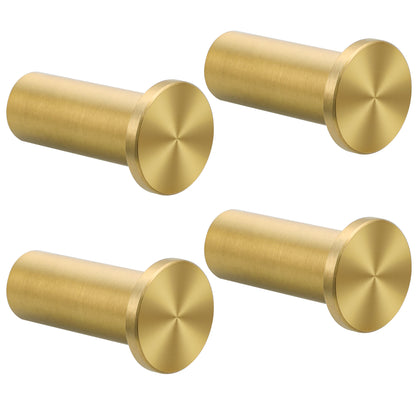 SAYAYO Coat Hooks Wall Mounted SUS304 Stainless Steel Door Hooks for Hanging Towels Wall Hooks for Bathroom Heavy Duty, 2Pcs/4Pcs