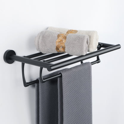 Sayayo Stainless Steel Towel Rack (with Double Foldable Hanging Rail)