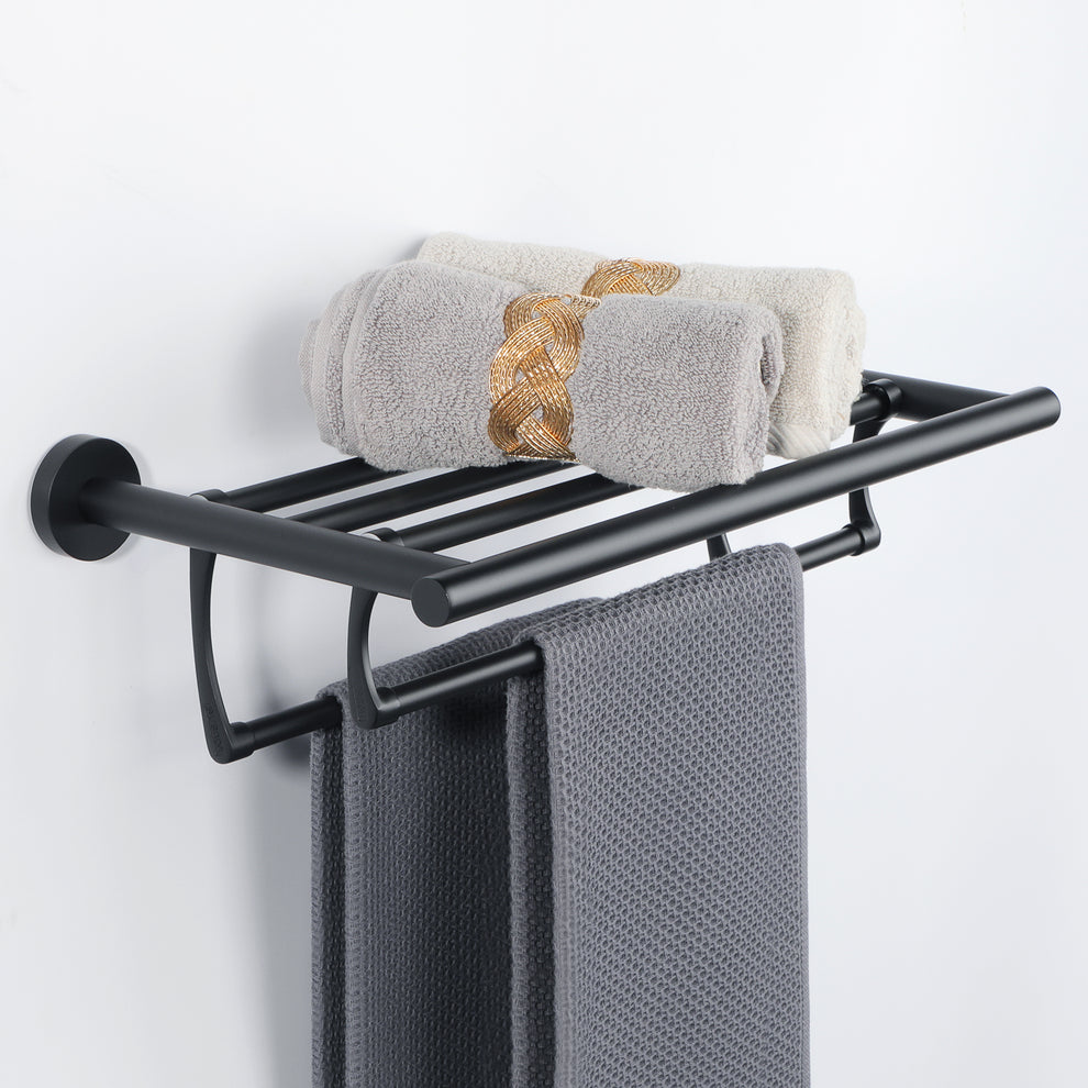 Sayayo Stainless Steel Towel Rack (with Double Foldable Hanging Rail ...