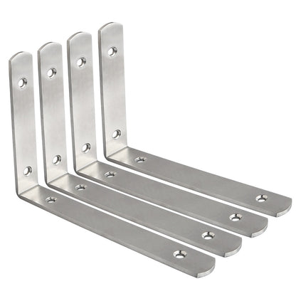 Sayayo Stainless Steel Joint Angle Brackets, 150MM-300MM, 2/4PCS