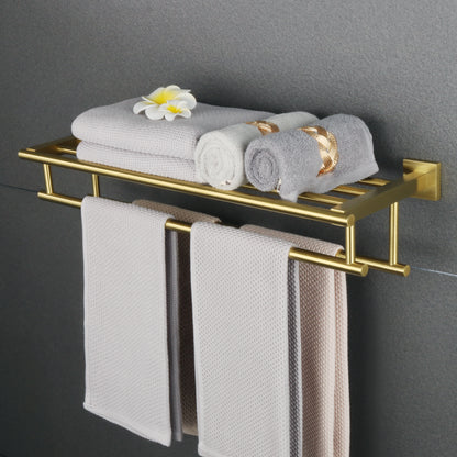 Sayayo Towel Rack SUS304 Stainless Steel (with Double Hanging Bar)